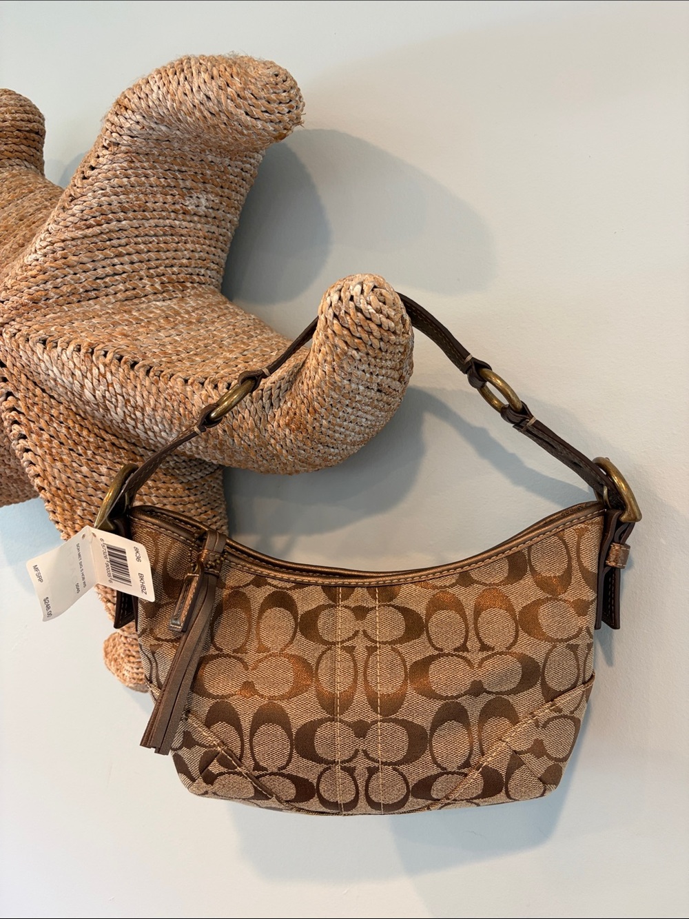 Coach Signature C Small hobo jacquard Canvas Hobo Shoulder Bag NWT